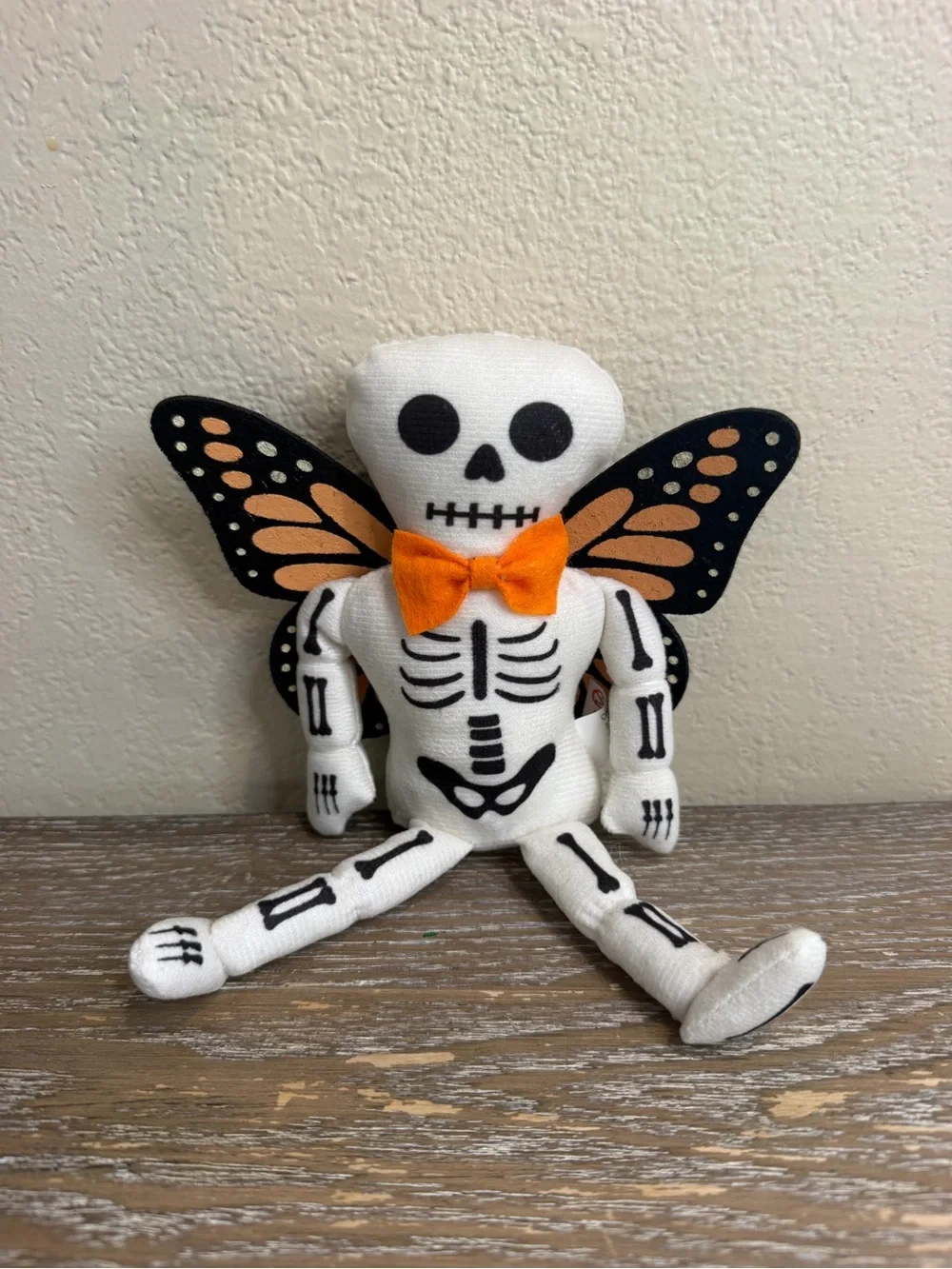 Soft Figural Skeleton Butterfly Plush with Orange Bow Target Bullseye 2026